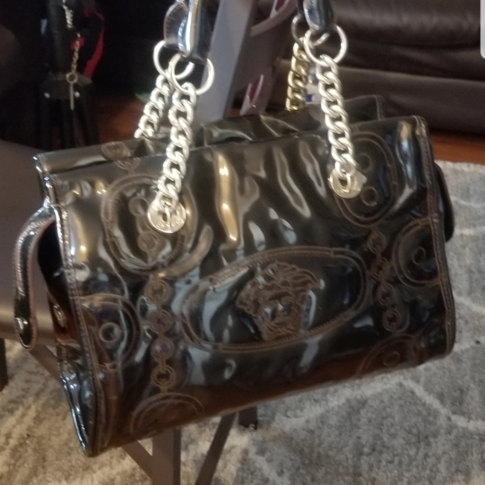 Versace Dark Brown Vintage Handbag